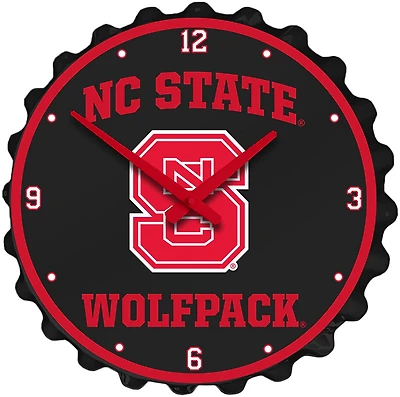 The Fan-Brand North Carolina State University Champs Bottle Cap Clock