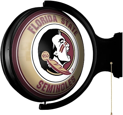 The Fan-Brand Florida State University Round Rotating Lighted Sign
