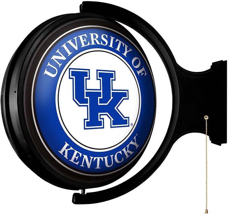 The Fan-Brand University of Kentucky Round Rotating Lighted Sign