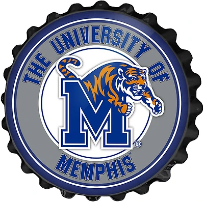 The Fan-Brand University of Memphis Bottle Cap Sign