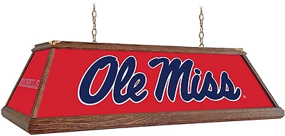 The Fan-Brand University of Mississippi Premium Wood Pool Table Light