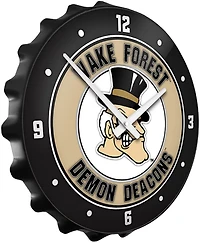 The Fan-Brand Wake Forest University Mascot Bottle Cap Clock