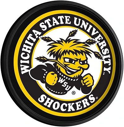 The Fan-Brand Wichita State University Round Slimline Lighted Wall Sign