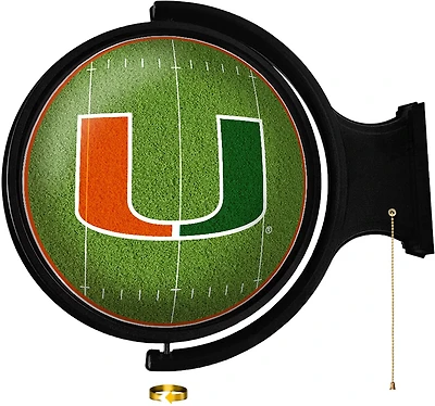 The Fan-Brand University of Miami On the 50 Rotating Lighted Sign