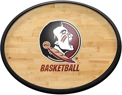 The Fan-Brand Florida State University Hardwood Oval Slimline Lighted Sign