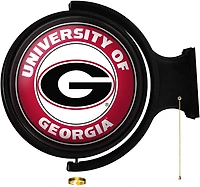 The Fan-Brand University of Georgia Round Rotating Lighted Sign
