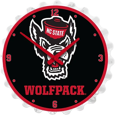 The Fan-Brand North Carolina State University Tuffy Bottle Cap Clock