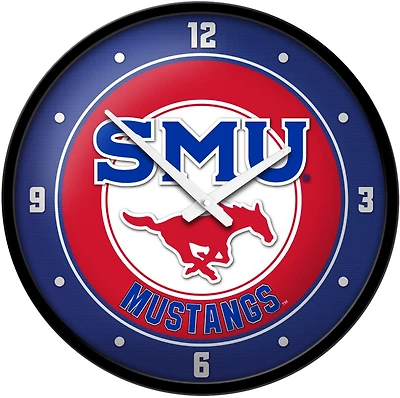 The Fan-Brand Southern Methodist University Modern Disc Clock