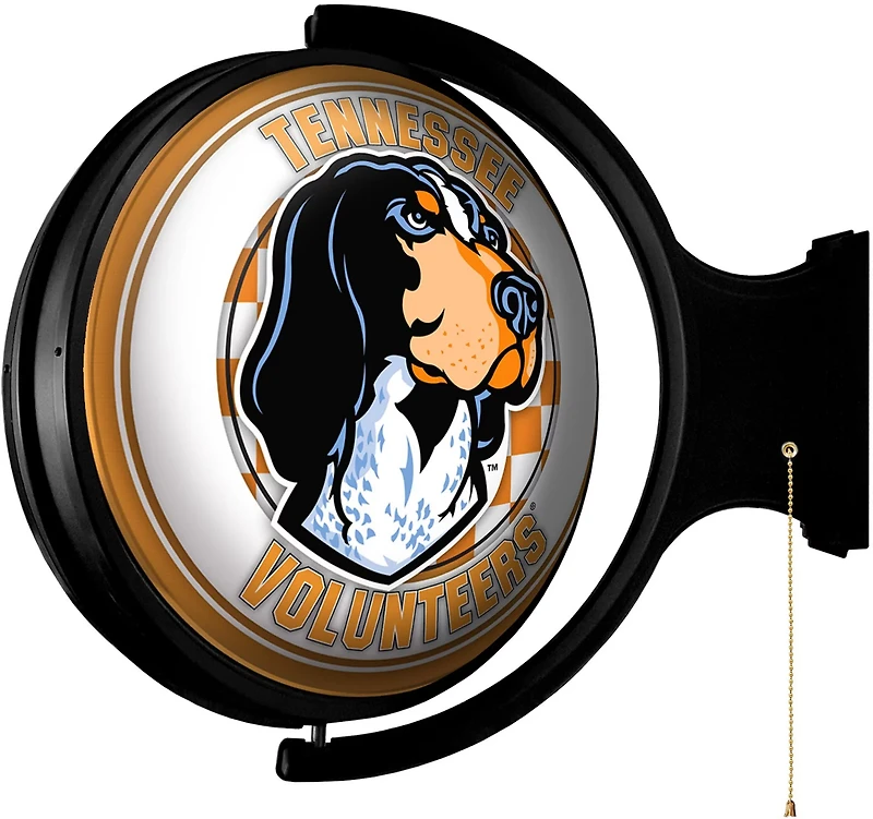 The Fan-Brand University of Tennessee Original Mascot Round Rotating Lighted Sign