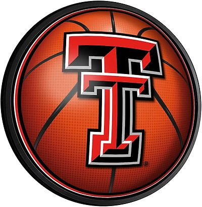 The Fan-Brand Texas Tech University Basketball Slimline Lighted Wall Sign