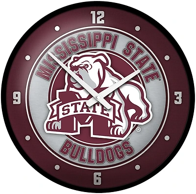 The Fan-Brand Mississippi State University Mascot Modern Disc Clock