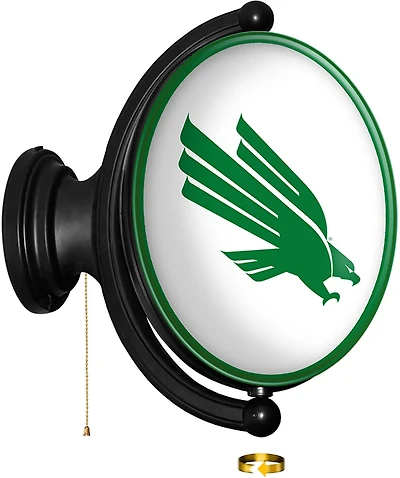 The Fan-Brand University of North Texas Original Oval Rotating Lighted Sign