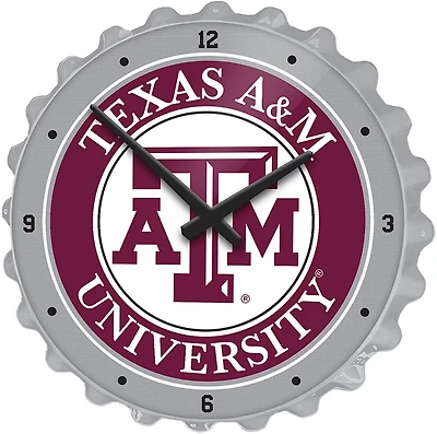 The Fan-Brand Texas A&M University Bottle Cap Clock