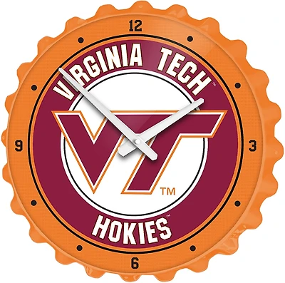 The Fan-Brand Virginia Tech Bottle Cap Clock