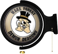 The Fan-Brand Wake Forest University Mascot Original Round Rotating Lighted Sign