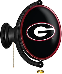 The Fan-Brand University of Georgia Oval Rotating Lighted Sign