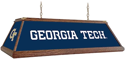 The Fan-Brand Georgia Tech Premium Wood Pool Table Light