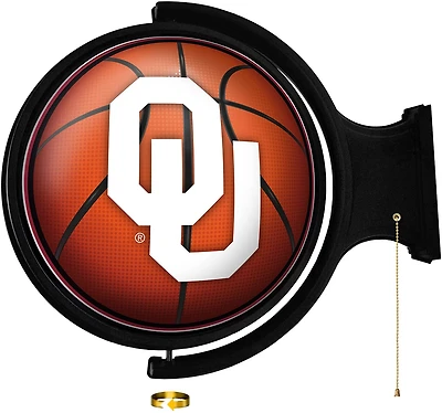 The Fan-Brand University of Oklahoma Basketball Rotating Lighted Sign