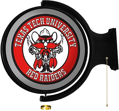 The Fan-Brand Texas Tech University Raider Original Round Rotating Lighted Sign