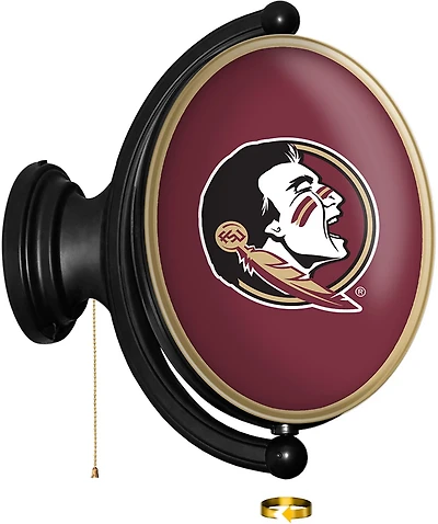 The Fan-Brand Florida State University Oval Rotating Lighted Sign