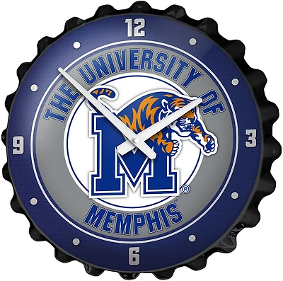 The Fan-Brand University of Memphis Bottle Cap Clock