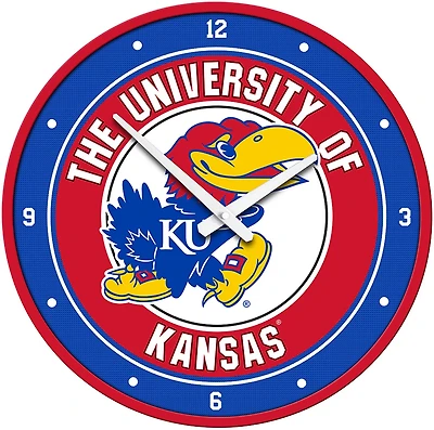The Fan-Brand University of Kansas Modern Disc Clock