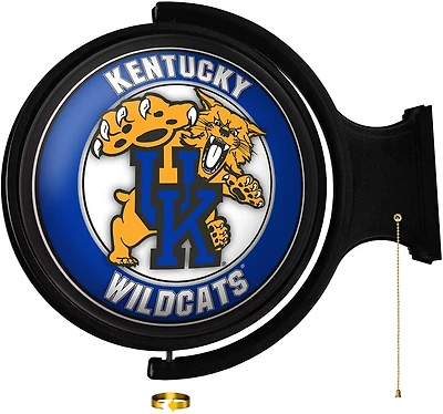 The Fan-Brand University of Kentucky Mascot Round Rotating Lighted Sign