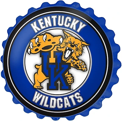 The Fan-Brand University of Kentucky Blue Mascot Bottle Cap Sign