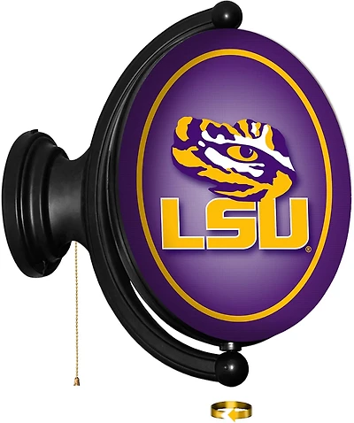 The Fan-Brand Louisiana State University Oval Rotating Lighted Sign