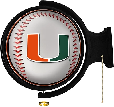 The Fan-Brand University of Memphis Baseball Round Rotating Lighted Sign