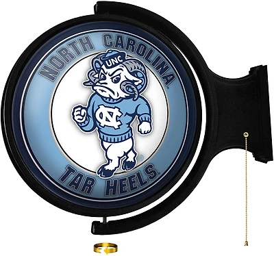 The Fan-Brand University of North Carolina Mascot Round Rotating Lighted Sign