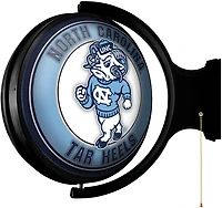 The Fan-Brand University of North Carolina Mascot Round Rotating Lighted Sign