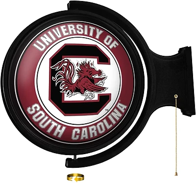 The Fan-Brand University of South Carolina Original Round Rotating Lighted Sign