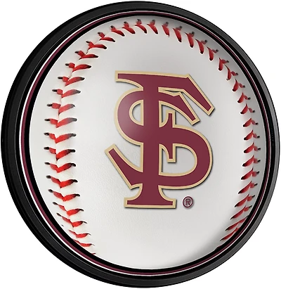 The Fan-Brand Florida State University Baseball Round Slimline Lighted Sign