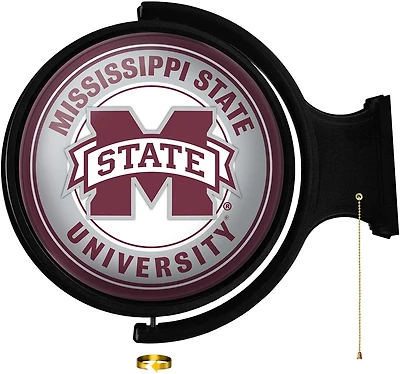 The Fan-Brand Mississippi State University Round Rotating Lighted Sign