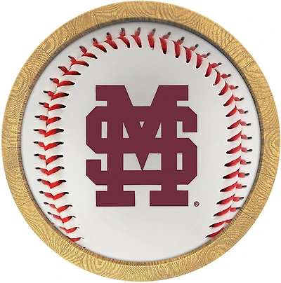 The Fan-Brand Mississippi State University Baseball Faux Barrel Top Sign