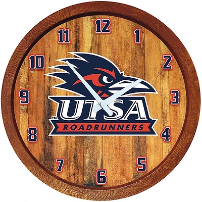 The Fan-Brand University of Texas at San Antonio Faux Barrel Top Clock