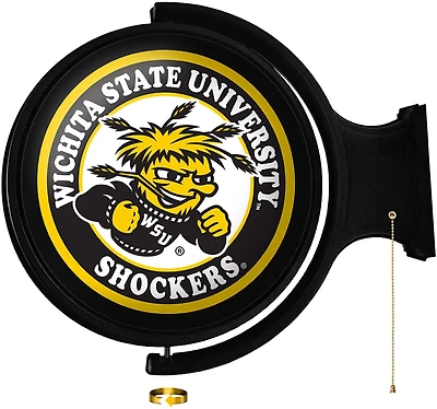 The Fan-Brand Wichita State University Original Round Rotating Lighted Sign