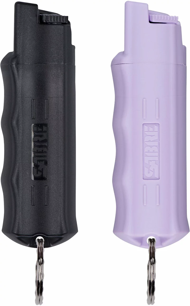 SABRE Black & Lavender Hardcase Pepper Spray 2-Pack