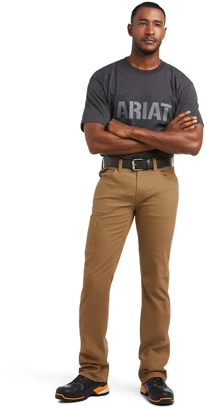 Ariat Men's Rebar M7 Slim DuraStretch Made Tough Straight Pants