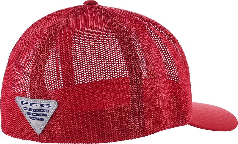 Columbia Sportswear Men’s University of Arkansas Collegiate PFG Hooks Mesh Ball Cap