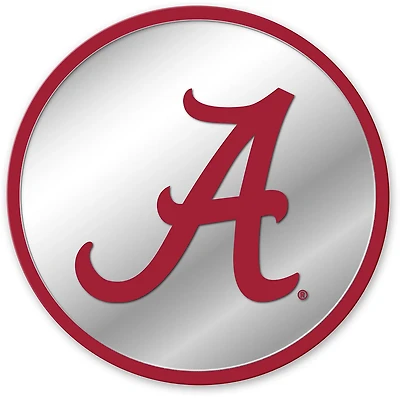 The Fan-Brand University of Alabama Modern Mirrored Disc Sign