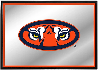 The Fan-Brand Auburn University Tiger Eye Framed Mirrored Wall Sign