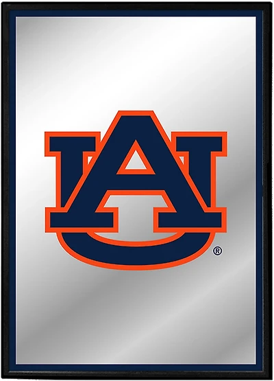 The Fan-Brand Auburn University Framed Mirrored Wall Sign