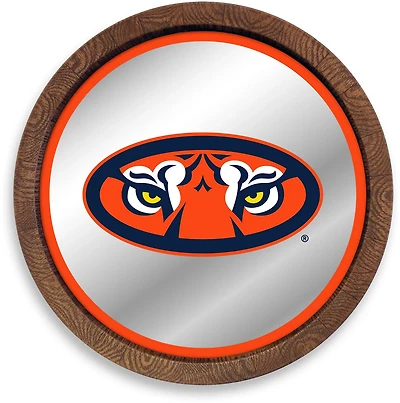 The Fan-Brand Auburn University Mascot Faux Barrel Top Mirrored Sign