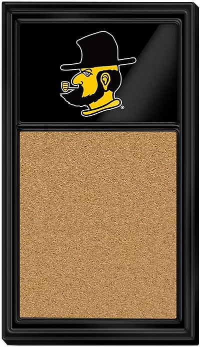 The Fan-Brand Appalachian State University Yosef Cork Note Board