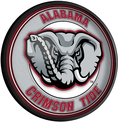The Fan-Brand University of Alabama Logo Round Slimline Lighted Sign