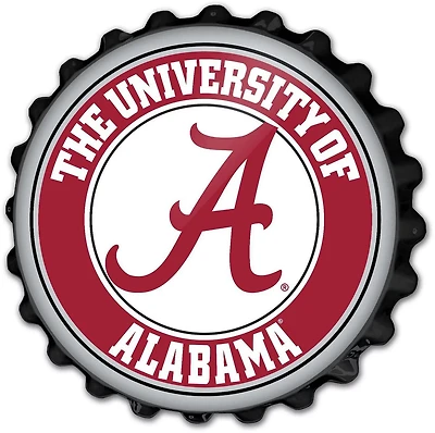The Fan-Brand University of Alabama Bottle Cap Sign