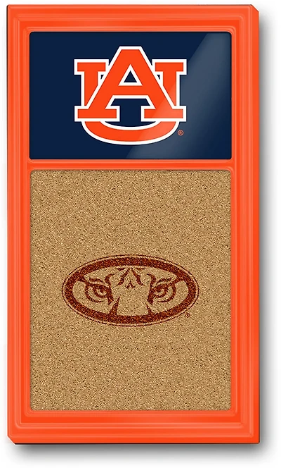 The Fan-Brand Auburn University Dual Logo Cork Note Board
