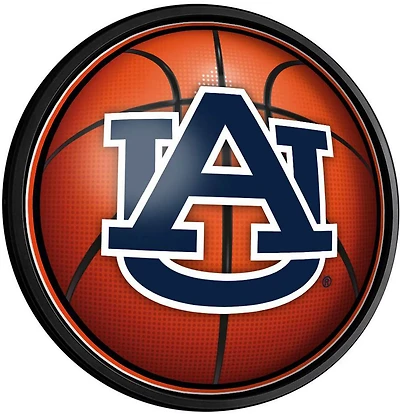 The Fan-Brand Auburn University Basketball Round Slimline Lighted Sign